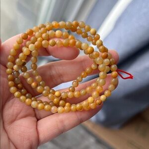 Elegant Brown Beaded Necklace